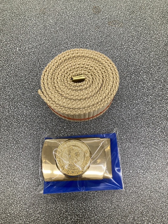 หัวเข็มขัดพร้อมสาย (ชุดสีกากี)